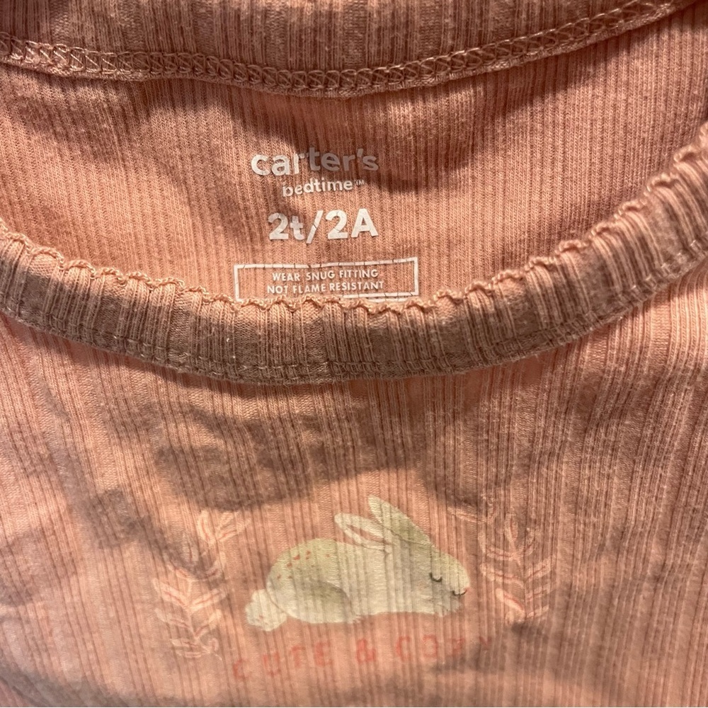 5/$15 Carter's Peach Short Sleeve Tee - Picture 4 of 5